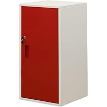 キューブBOX　鍵付きロッカー　ハイタイプ　レッド Amazon.co.jp: キューブBOX鍵付ロッカーハイタイプ 扉付き収納